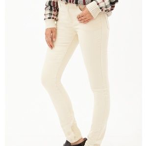 Forever 21 Curdoroy Jean's Cream
